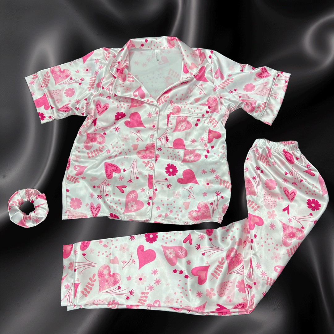 Pijama Luxury corazones