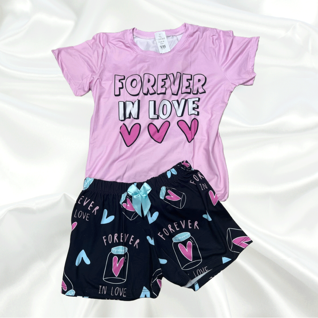 Pijama Short Piel de durazno