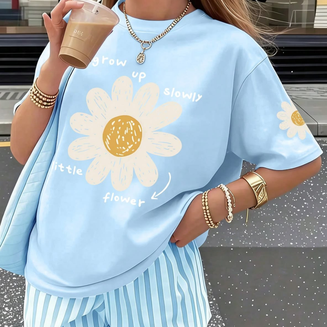 Camiseta Oversize "Margy" – Estampado
