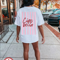 Camiseta Oversize "ciao bella" – Estampado