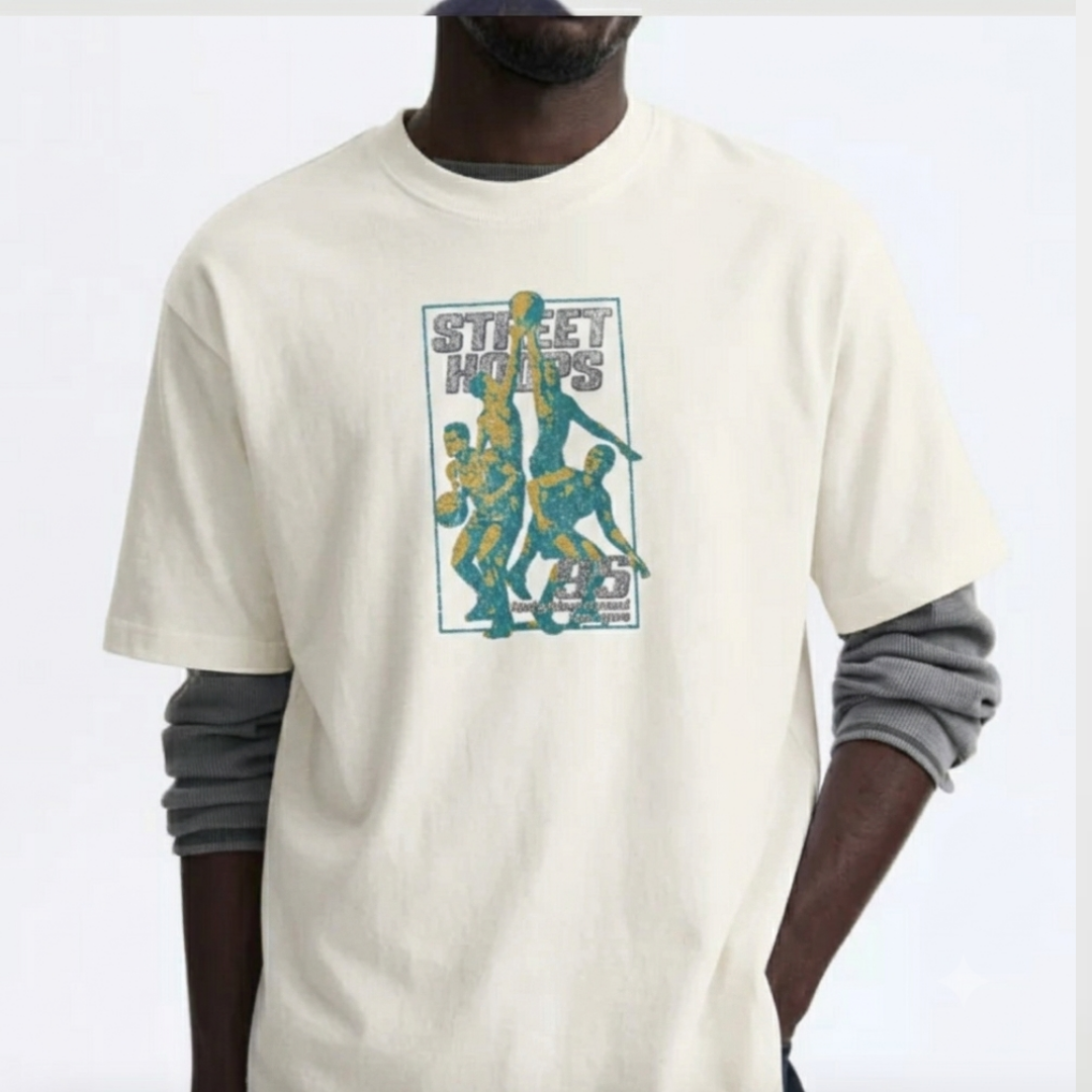 Camiseta Premium en Algodón Estampada Hombre-Fiveball