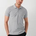 camisa tipo polo Hombre- gris