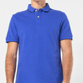 camisa tipo polo Hombre- Azul Rey