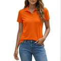 camisa tipo polo Mujer-  Naranja