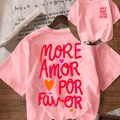Camiseta Oversize “Amor Rosa – Estampado