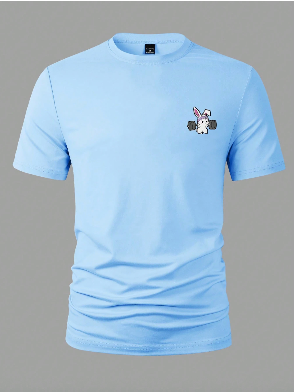 Camiseta Premium en Algodón Estampada Hombre-rabbit