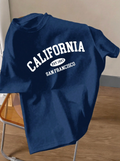 Camiseta Premium en Algodón Estampada Hombre-san francisco