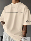 Camiseta Premium en Algodón Estampada Hombre-firma