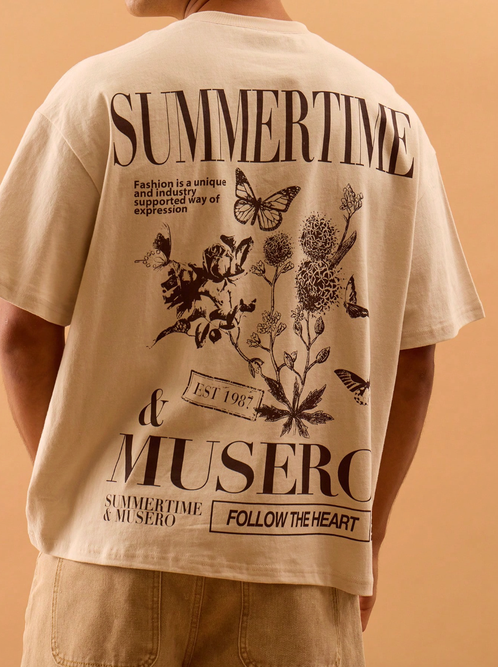 Camiseta Premium en Algodón Estampada Hombre- summer