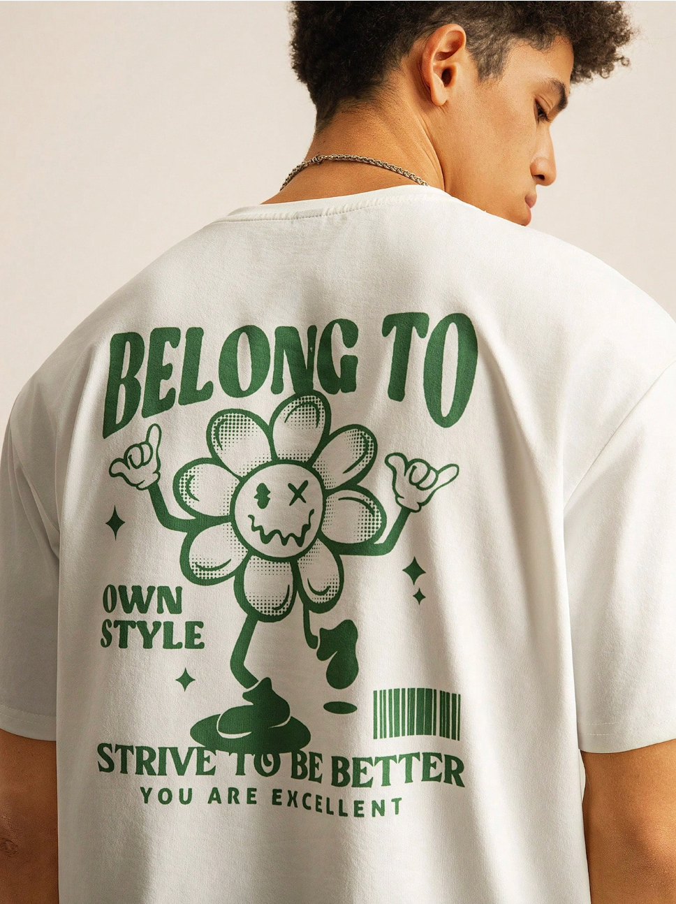 Camiseta Premium en Algodón Estampada Hombre- bel to