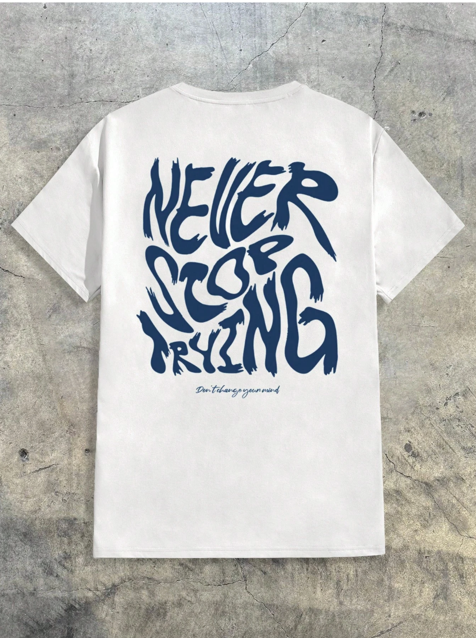 Camiseta Premium en Algodón Estampada Hombre- never