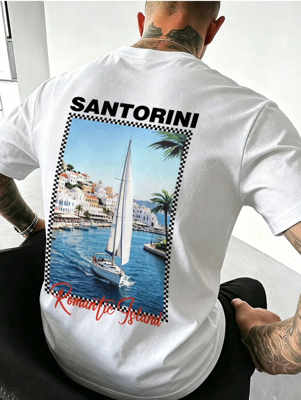 Camiseta Premium en Algodón Estampada Hombre- RINI