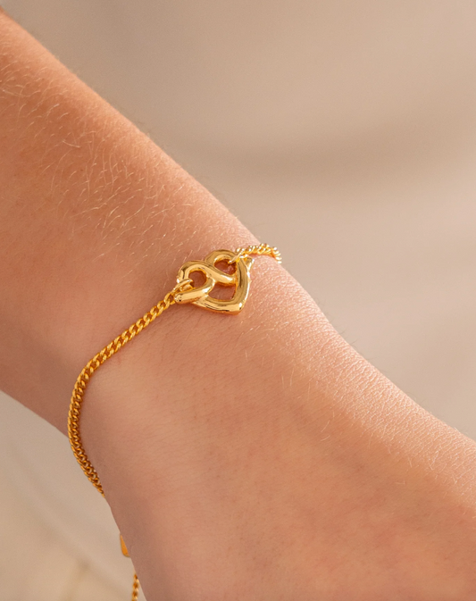 Pulsera Corazon + aretes