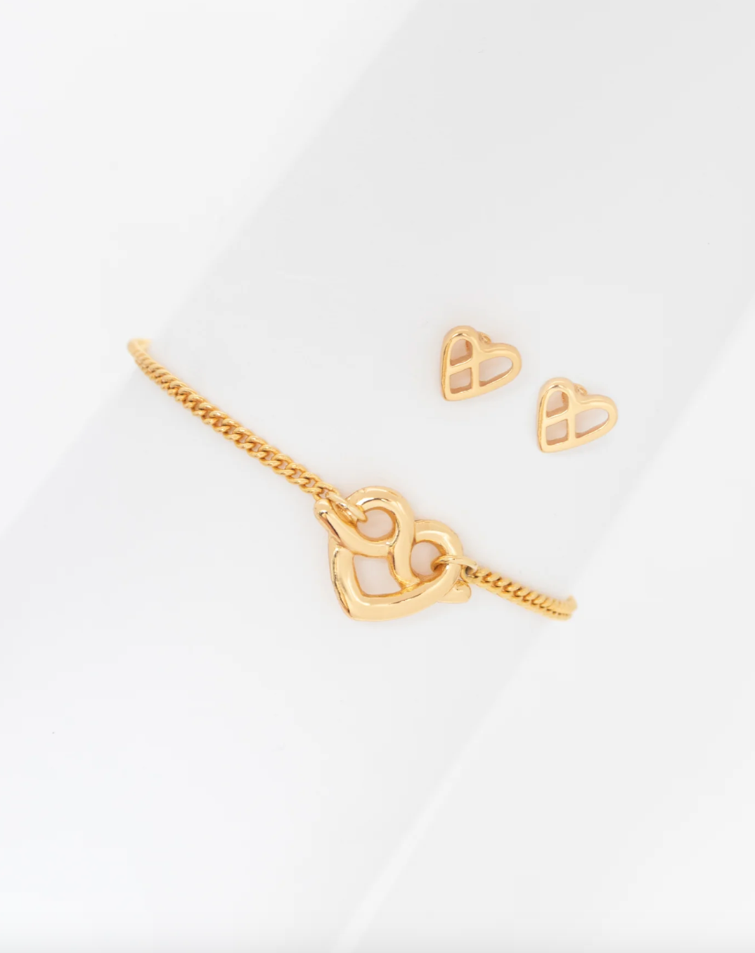 Pulsera Corazon + aretes