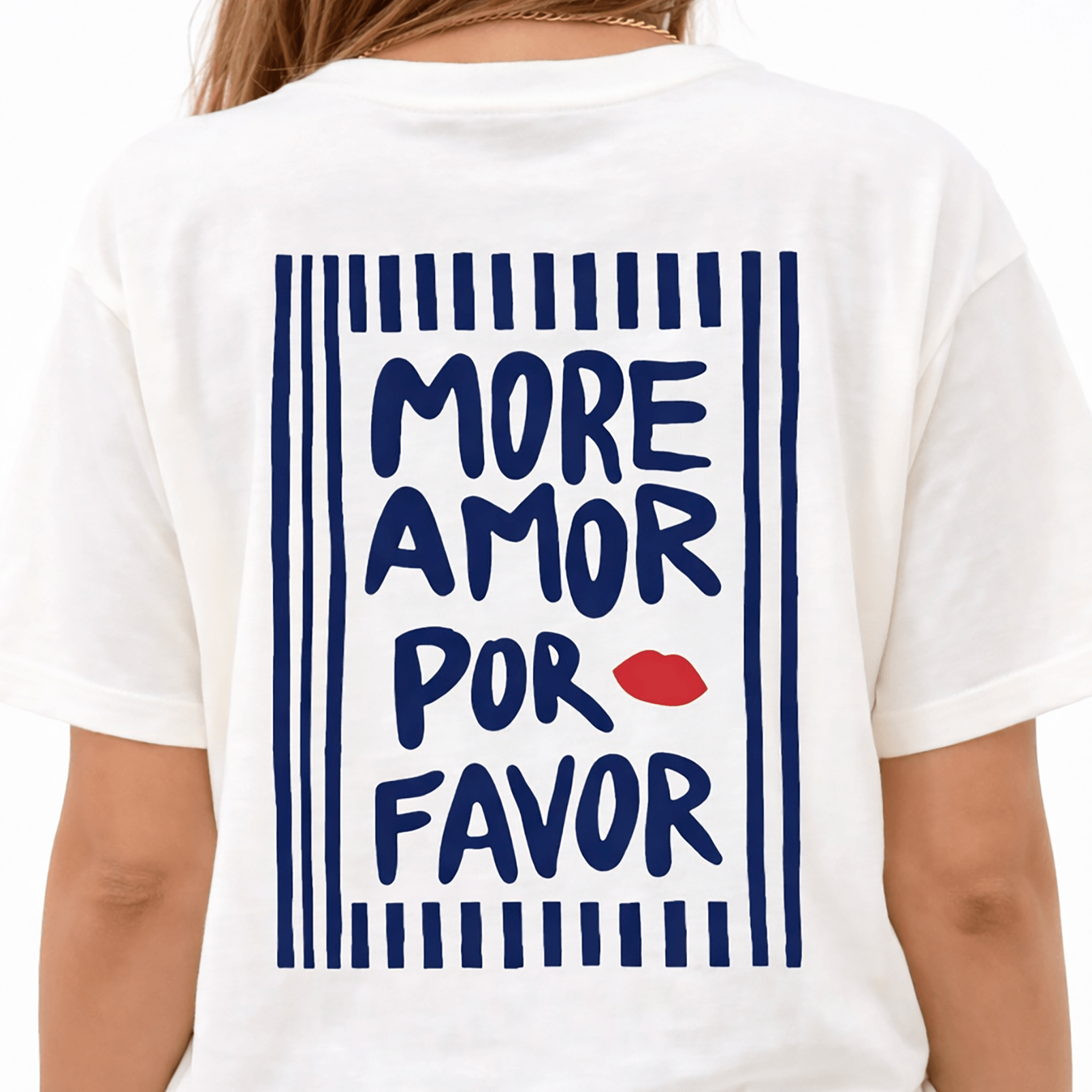 Camiseta Oversize “More Amor” para Mujer – Estampado