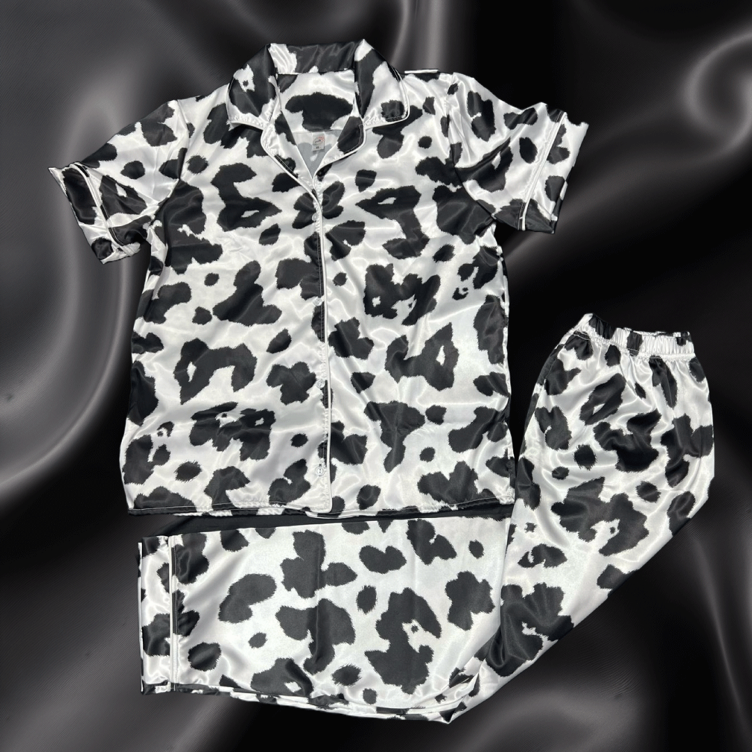 Pijama Luxury Satín estampado.