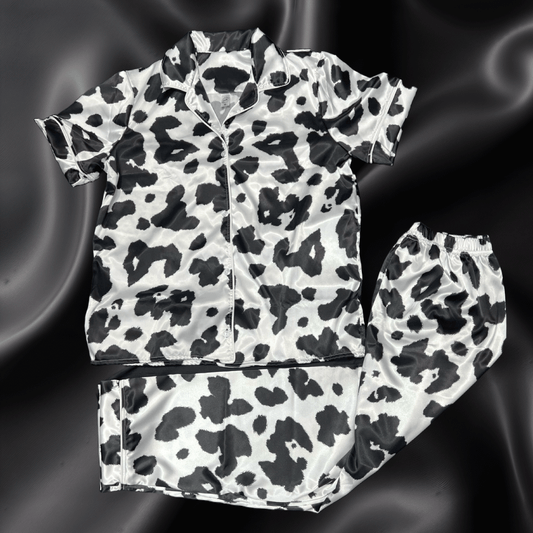 Pijama Luxury Satín estampado.